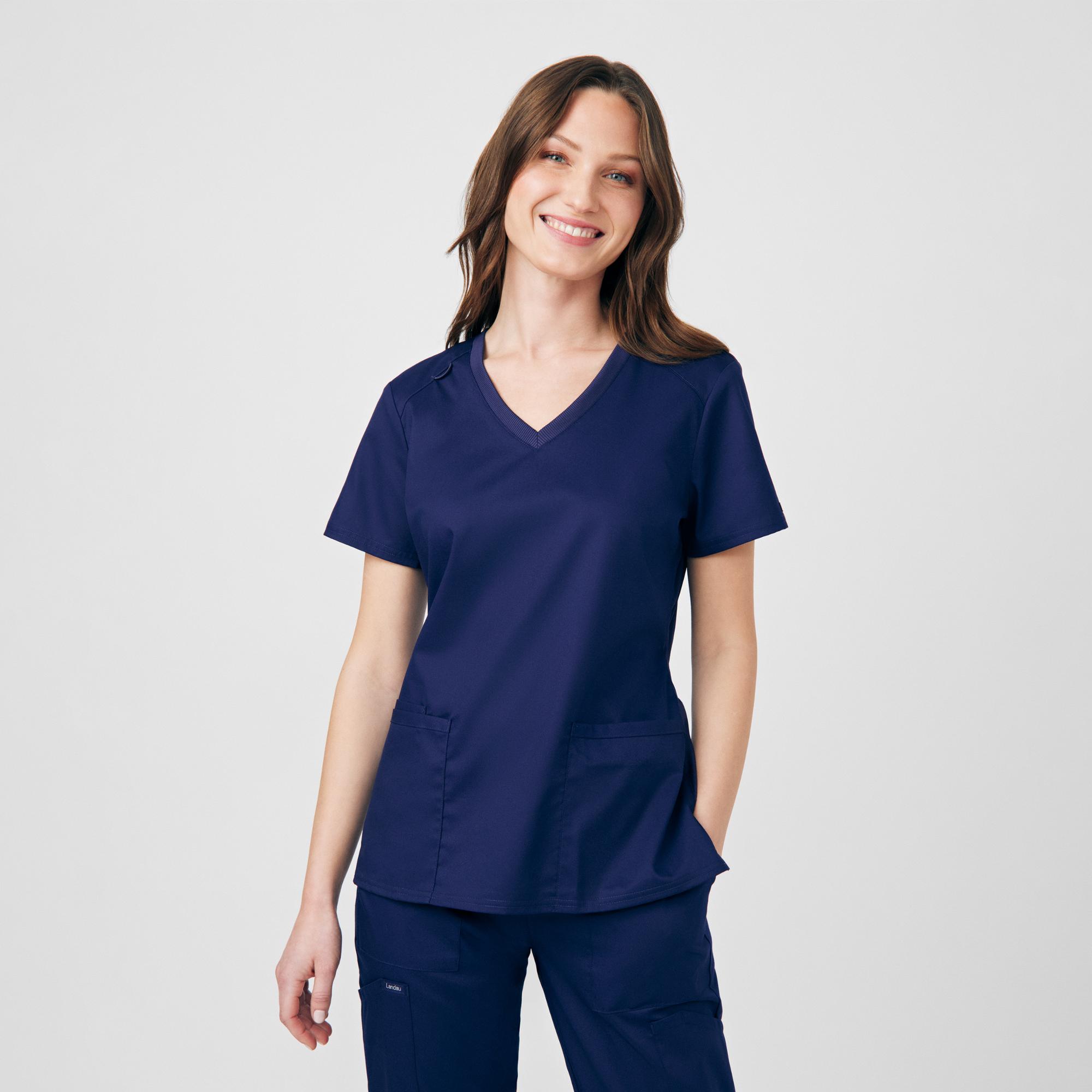 Variant 4 of 5 for Womens ProFlex 3-Pocket V-Neck Scrub Top