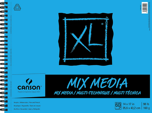 XL Canson Mixed Media Pad 14x17; $28.99