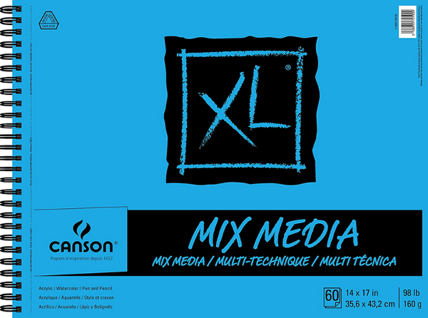 XL Canson Mixed Media Pad 14x17; $24.99