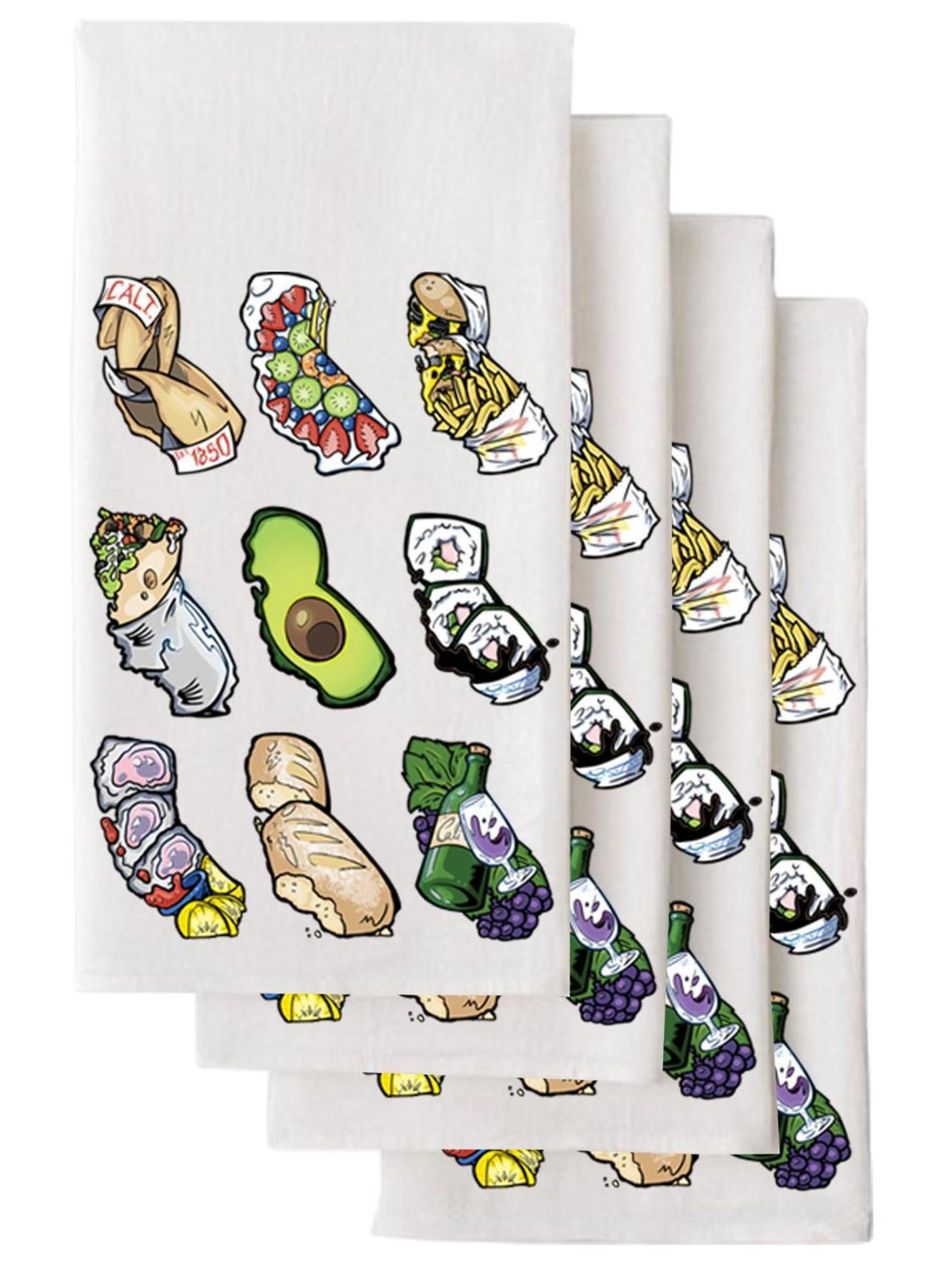 Product image 1 of 1 for Cali-Foodie Flour Sack Tea Towel