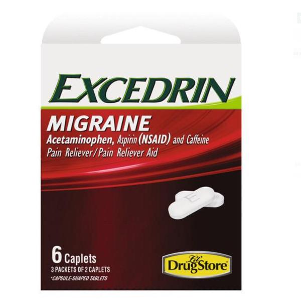 Exedrin Migraine Relief 3 Dose; $3.39