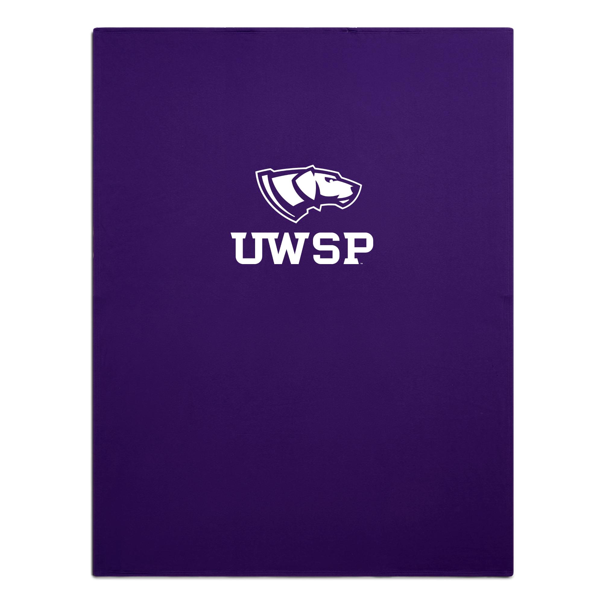 Product image 1 of 1 for UWSP Pro-Weave Sweater Blanket, Athletic Purple