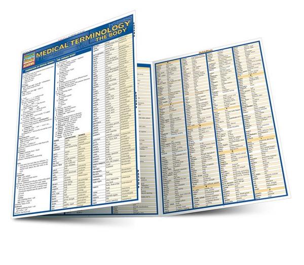 BARCHARTS / Medical Terminology: The Body; $6.95