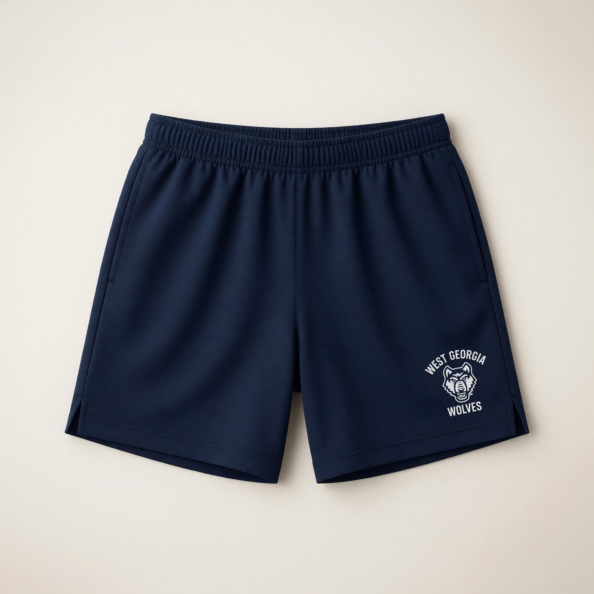 Product image 1 of 2 for NIKE ATTACK SHORT WITH UWG WOLF LOGO – ATHLETIC SHORTS - NAVY