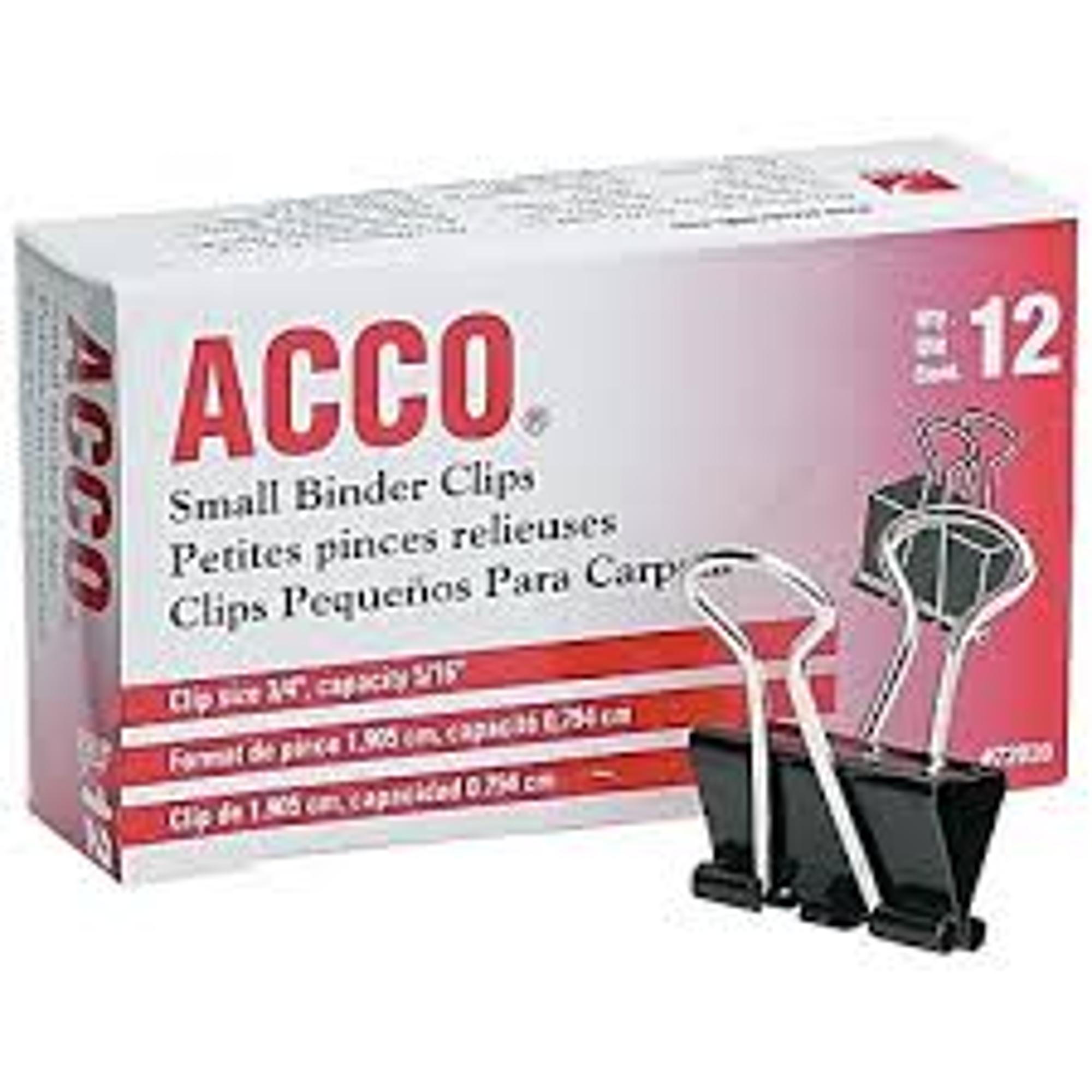 image of: ACCO Small Binder Clips