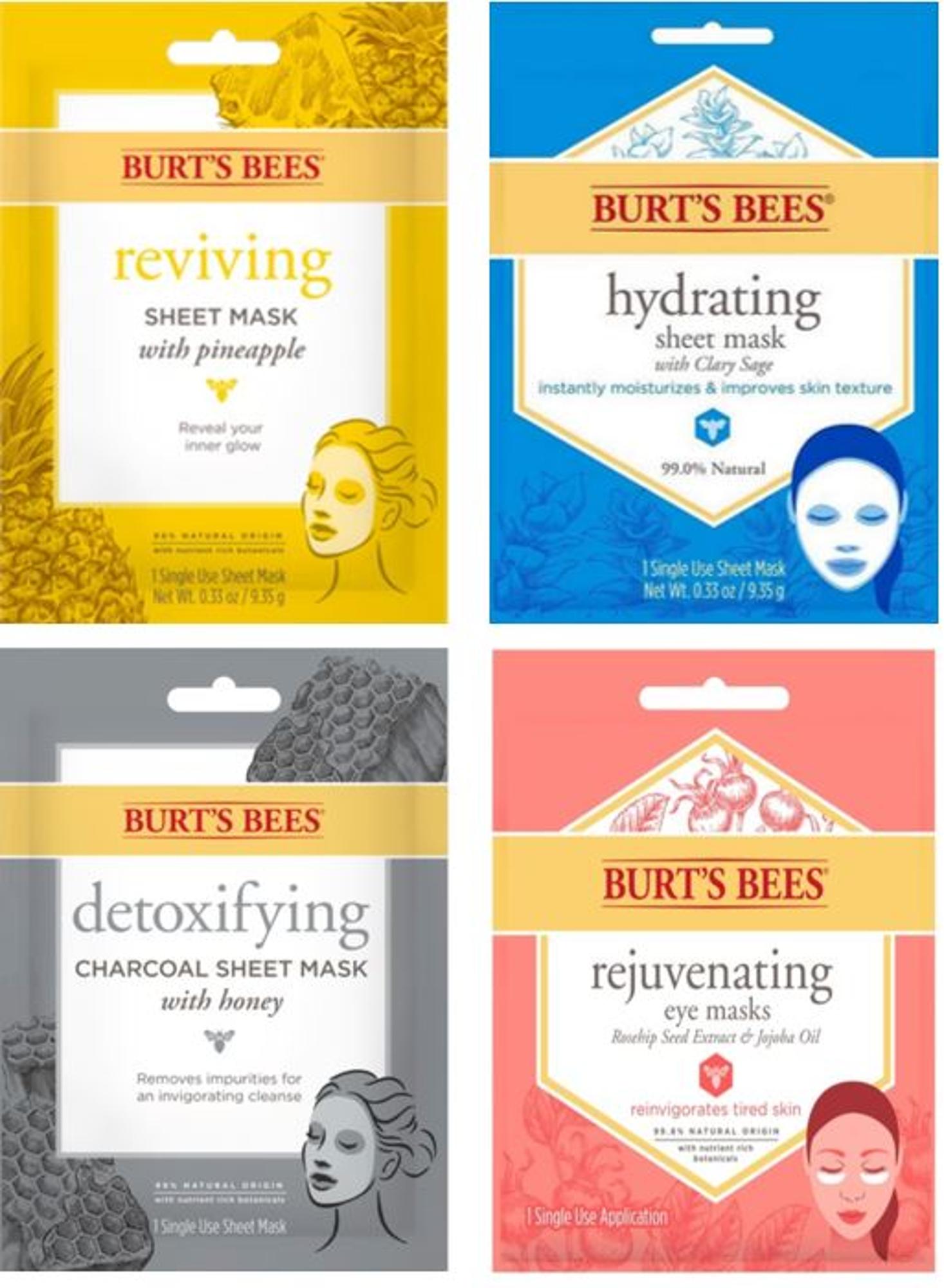 image of: Burt's Bees Sheet Face Masks