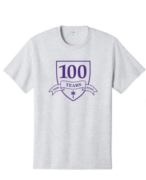 Concordia University Texas 100 Year Short Sleeve Tee, Ash Gray; $14.98