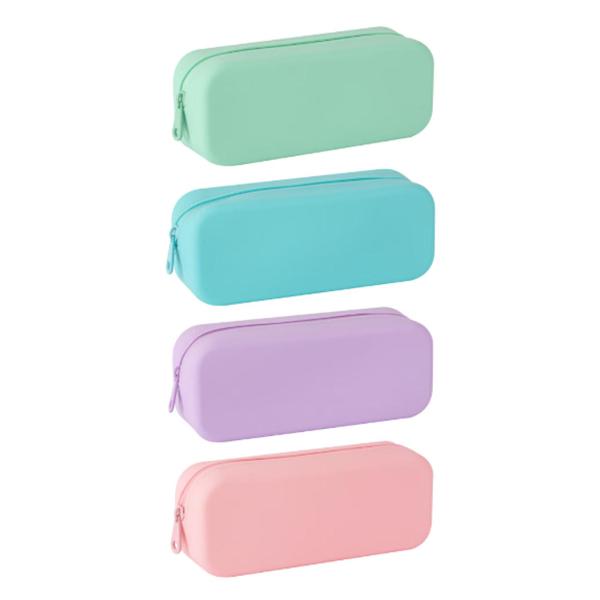PENCIL CASE APLI SILICONE ASST; $15.99