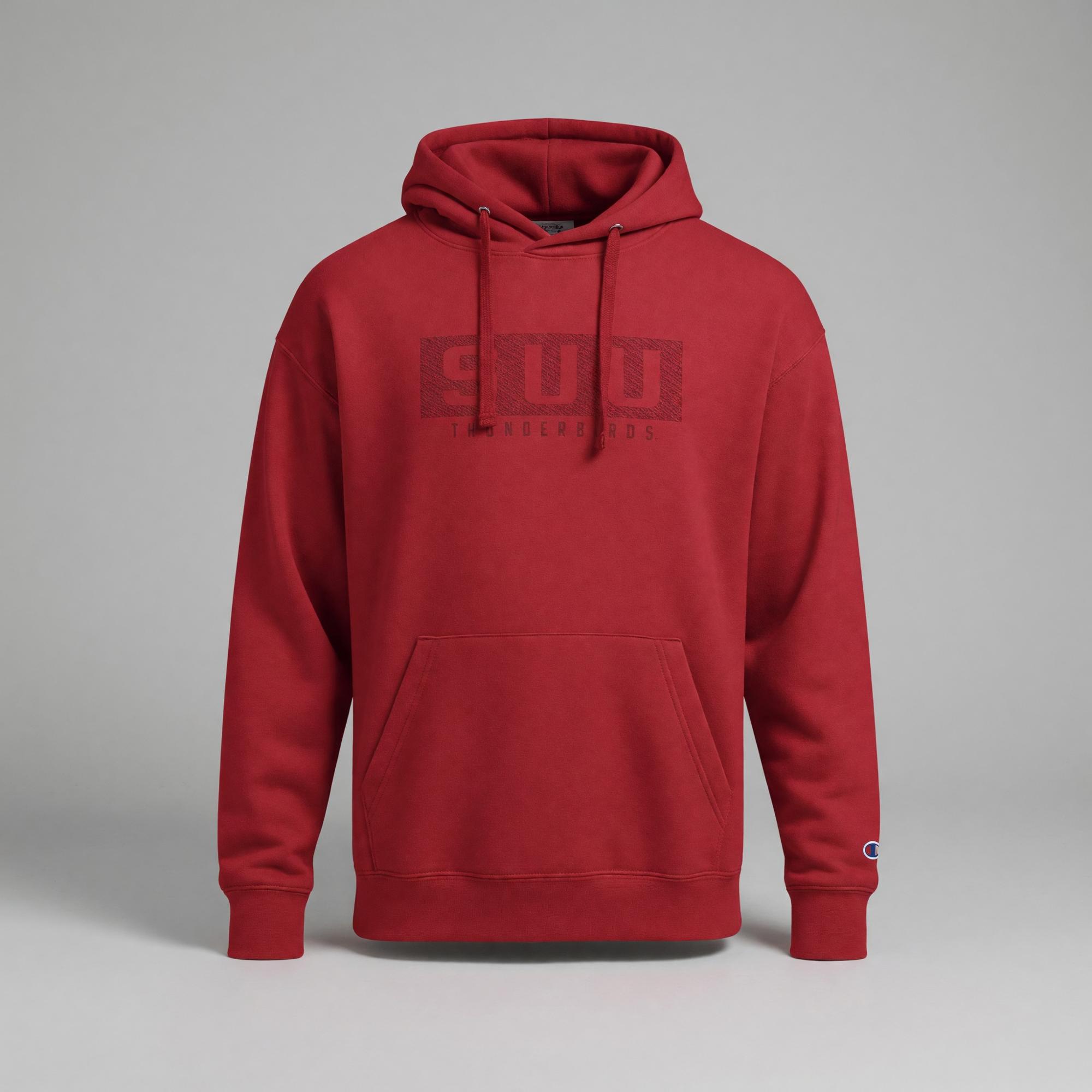 Product image 2 of 3 for CHAMPION HOOD RED SUU THUNDERBIRDS RED ON RED