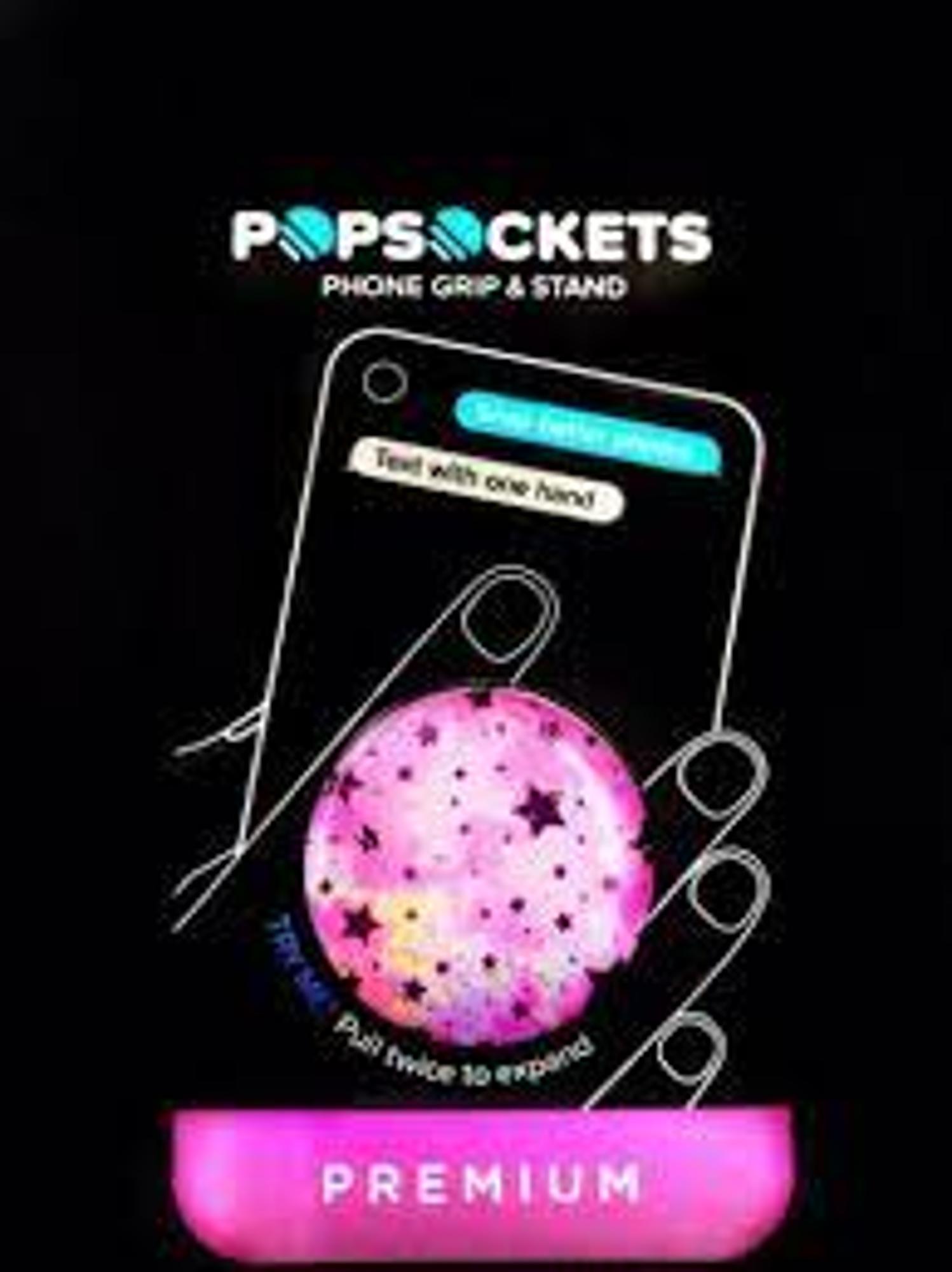 image of: PopSocket Glitter Starry Dreams Lavender