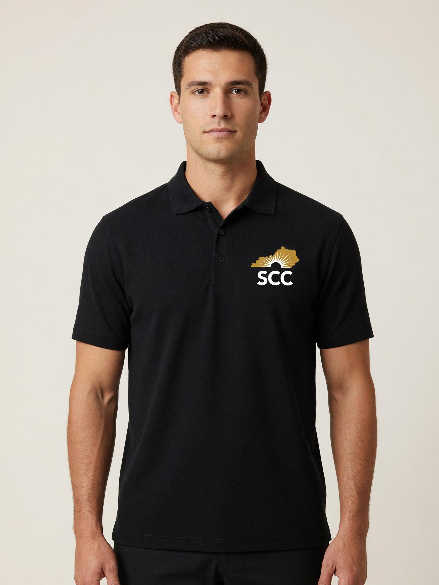 Product image 2 of 4 for KSCC SS POLO BLK LOGO