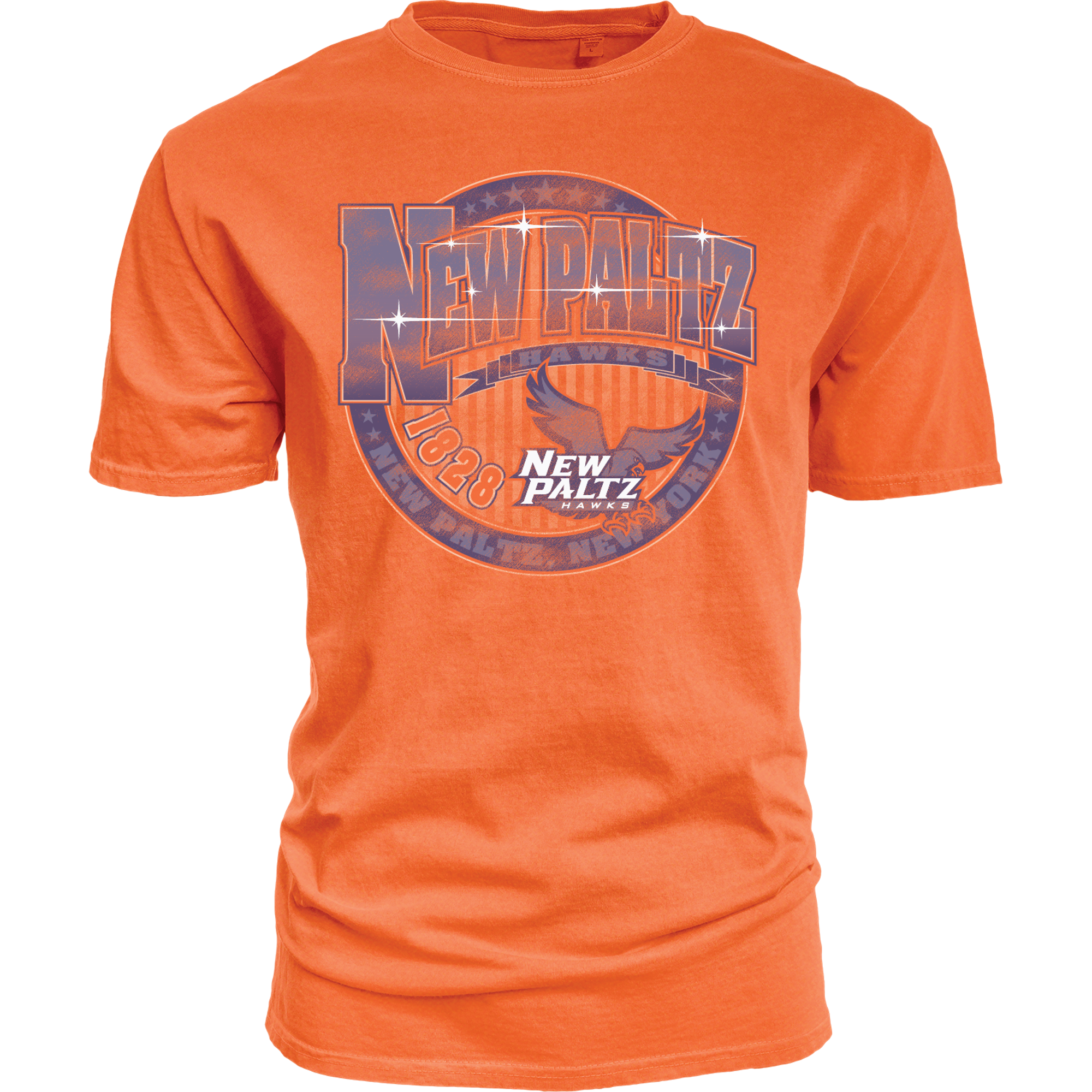 Product image 1 of 1 for Throwback Orange Ringspun Tee