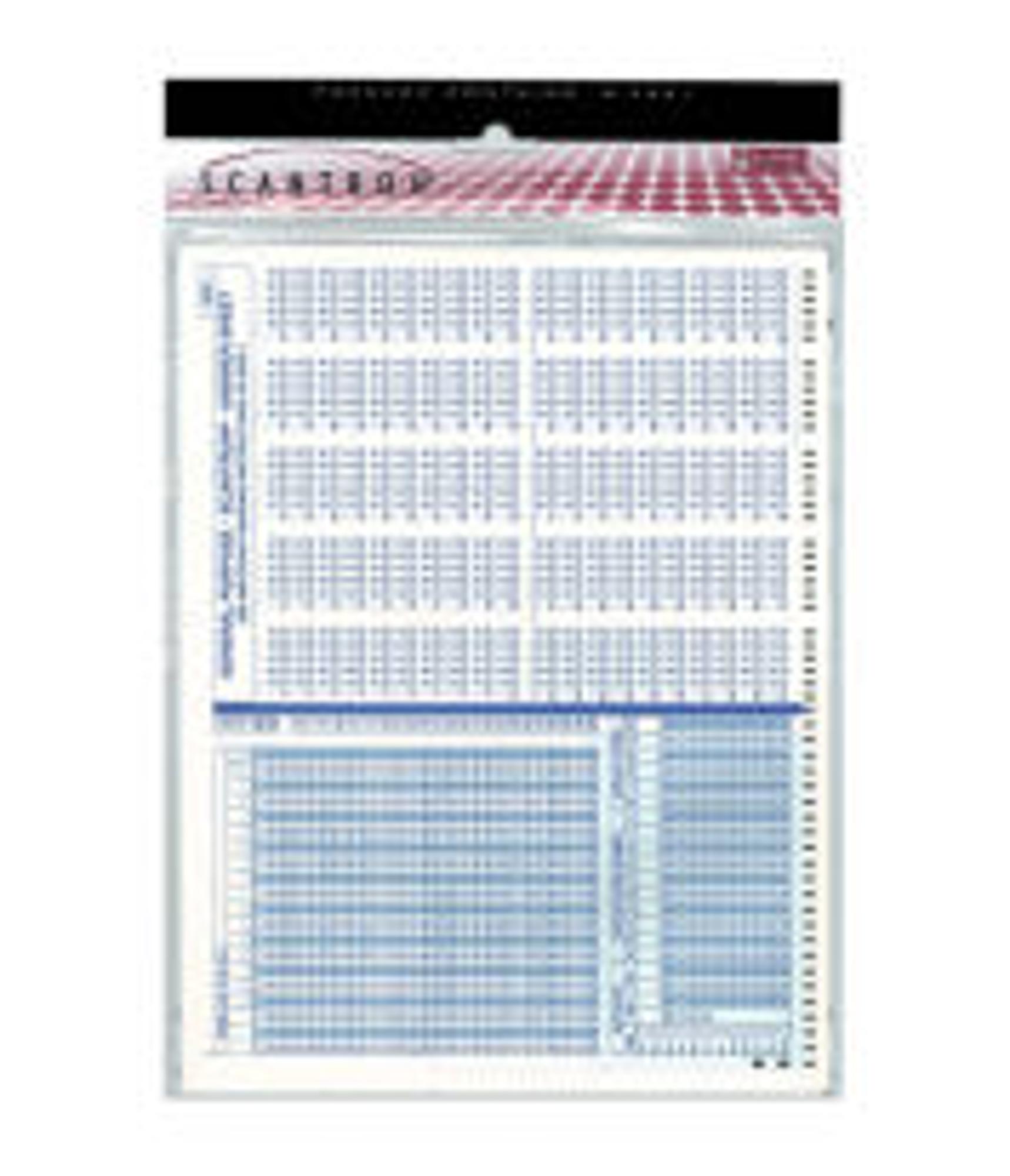 image of: Scantron Form 4521- 6 Pack