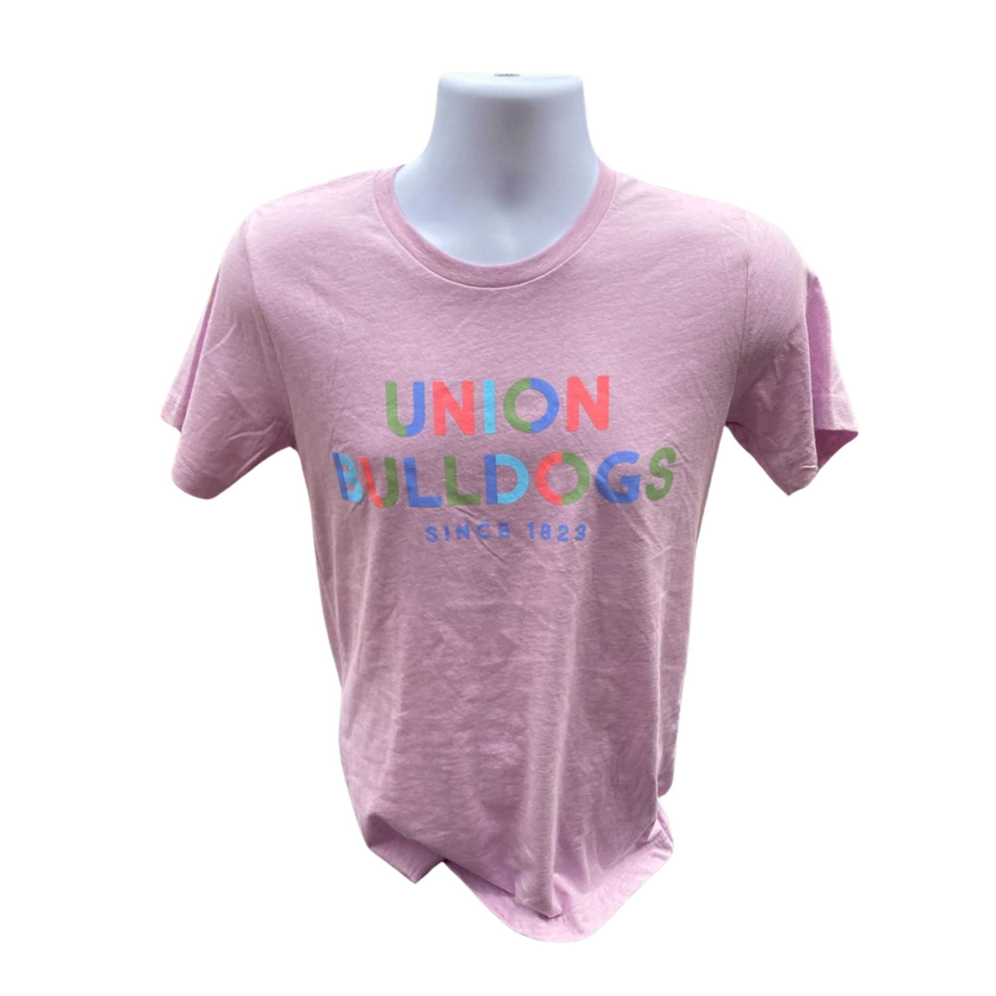 Variant 2 of 2 for * FINAL SALE * Union Bulldogs Rainbow Letters Boyfriend Favorite Short Sleeve Tee