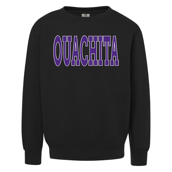 Ouachita Peace Goods Fleece Crew; $39.99
