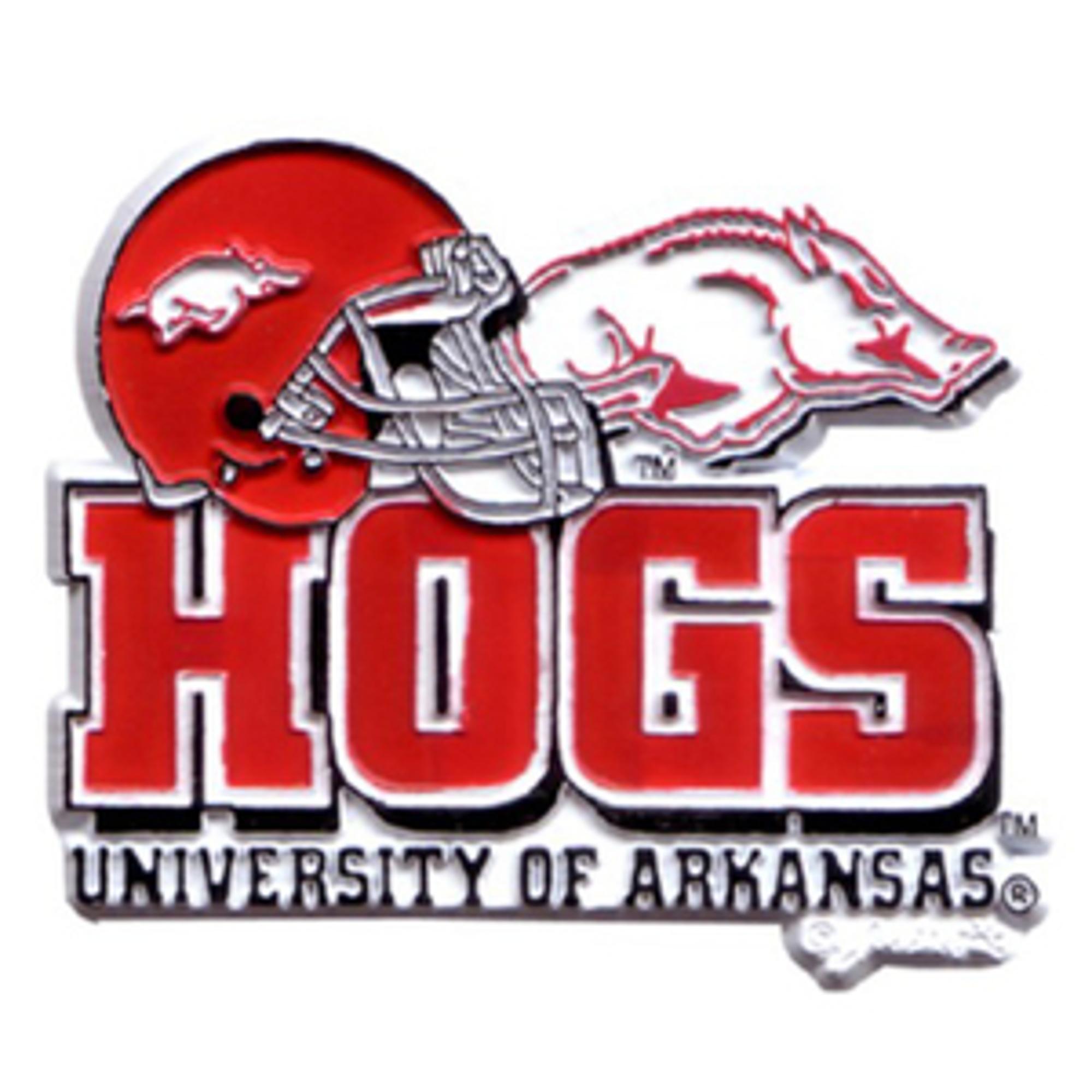 image of: Arkansas Razorbacks 2D Helmet Magnet