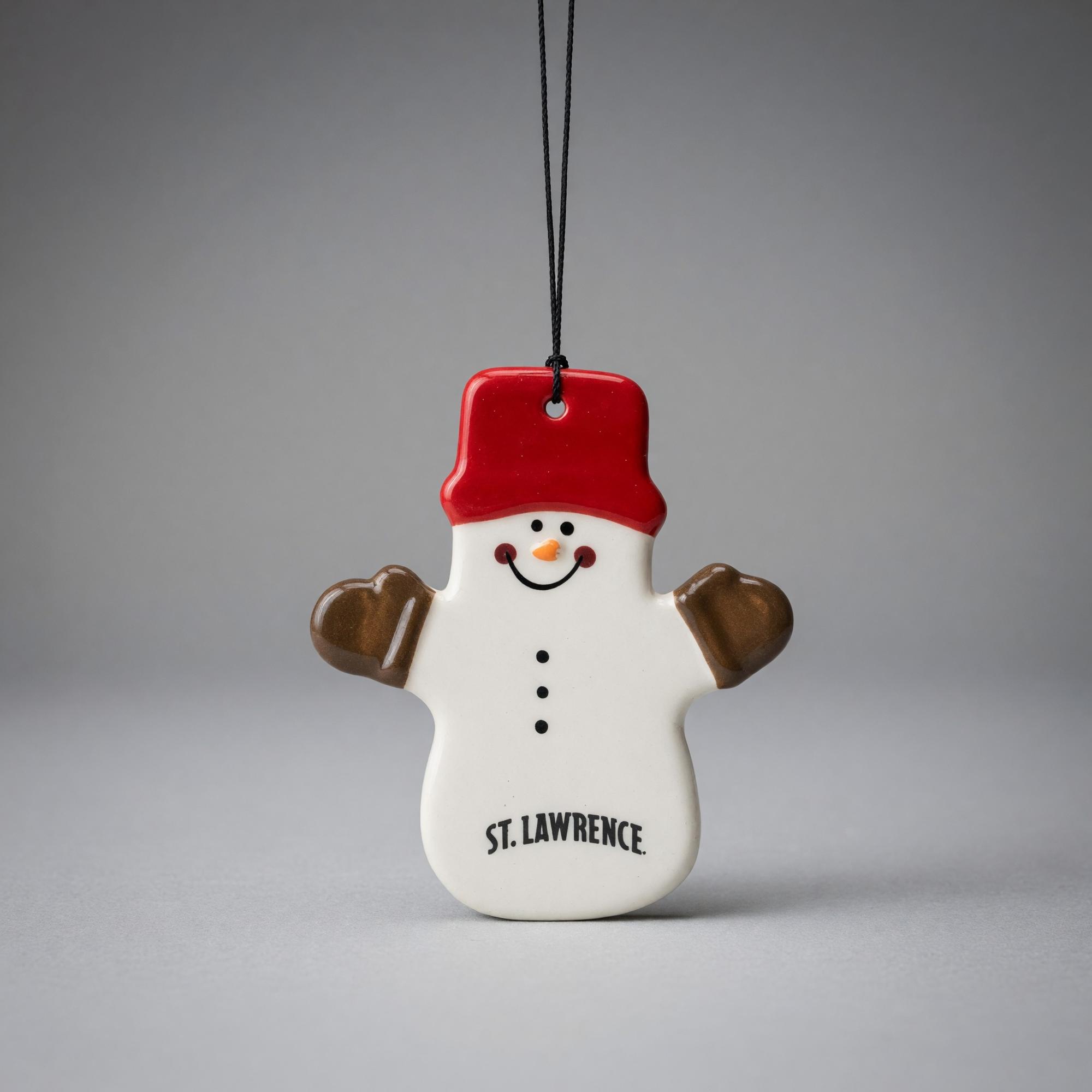 Product image 1 of 5 for St Lawrence Ceramic Snowman Ornament