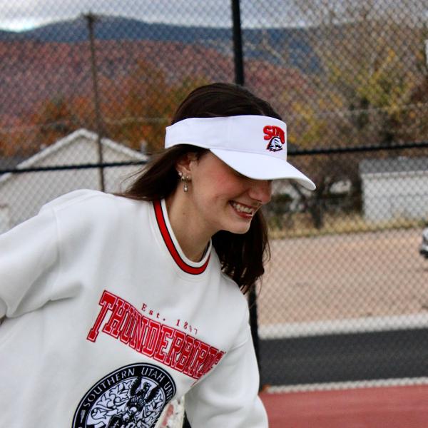 CAPX VISOR WHITE SUU/THOR BREEZE TWILL X40 ADJUST; $22.99