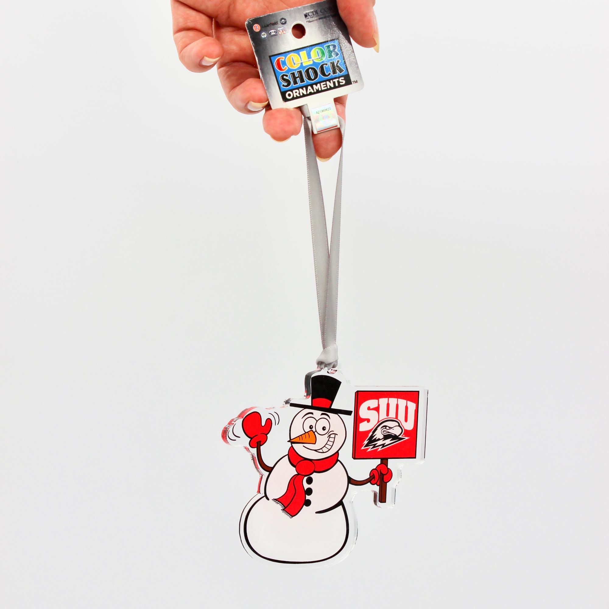 image of: GERSON SNOWMAN ORNAMENT