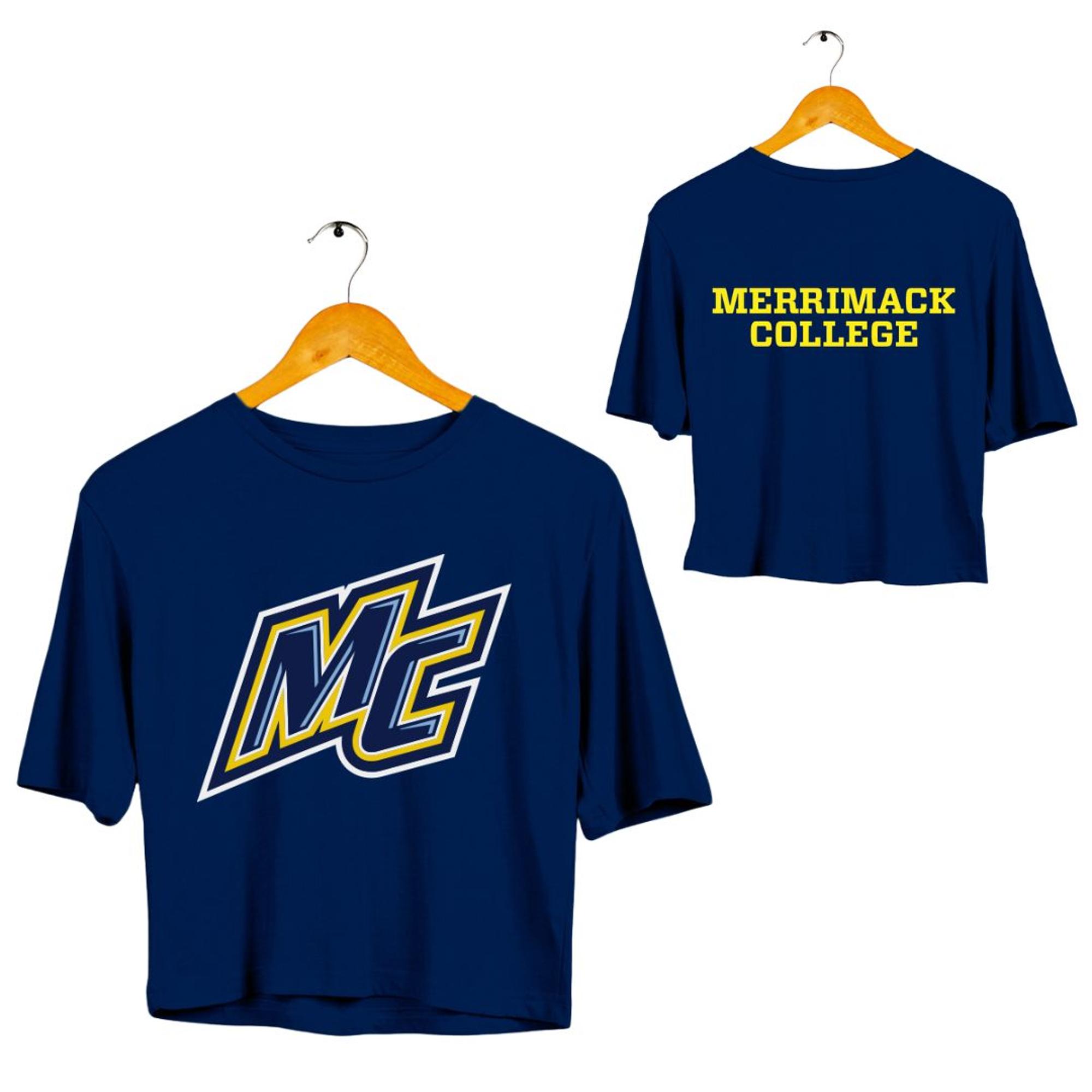 Product image 1 of 3 for Womens MC Navy Crop Tee