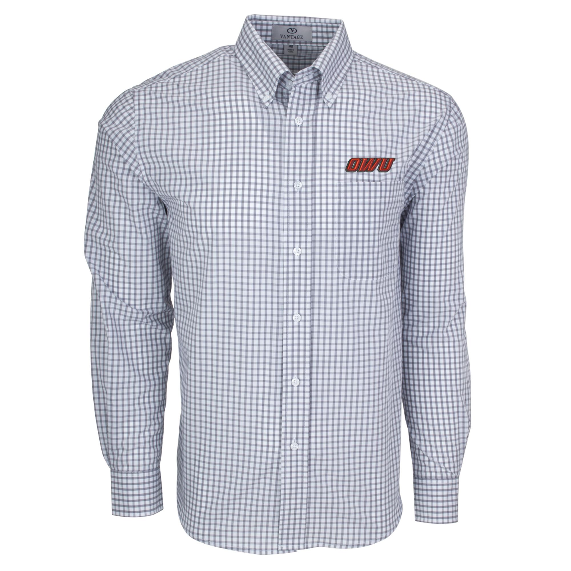Product image 1 of 1 for OWU Long Sleeve Button Down Gingham Check Graphite