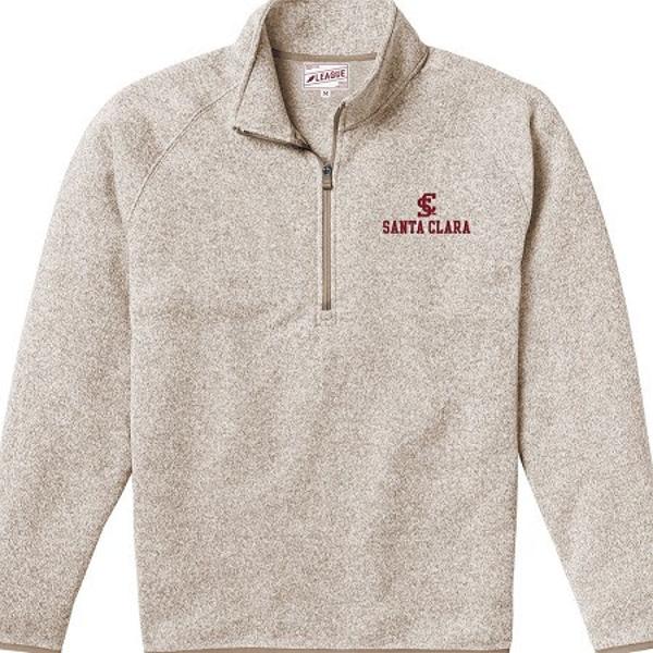 Santa Clara Broncos Saranac Quarter Zip Jacket, Almond; $96.98