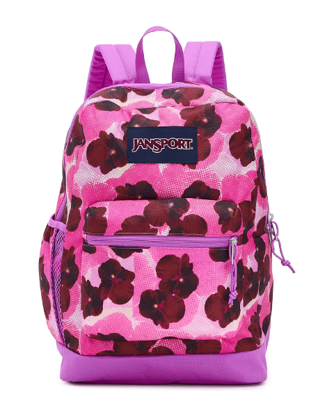 BACKPACK Cross Town Plus Pop Art Pansies Digital; $49.99