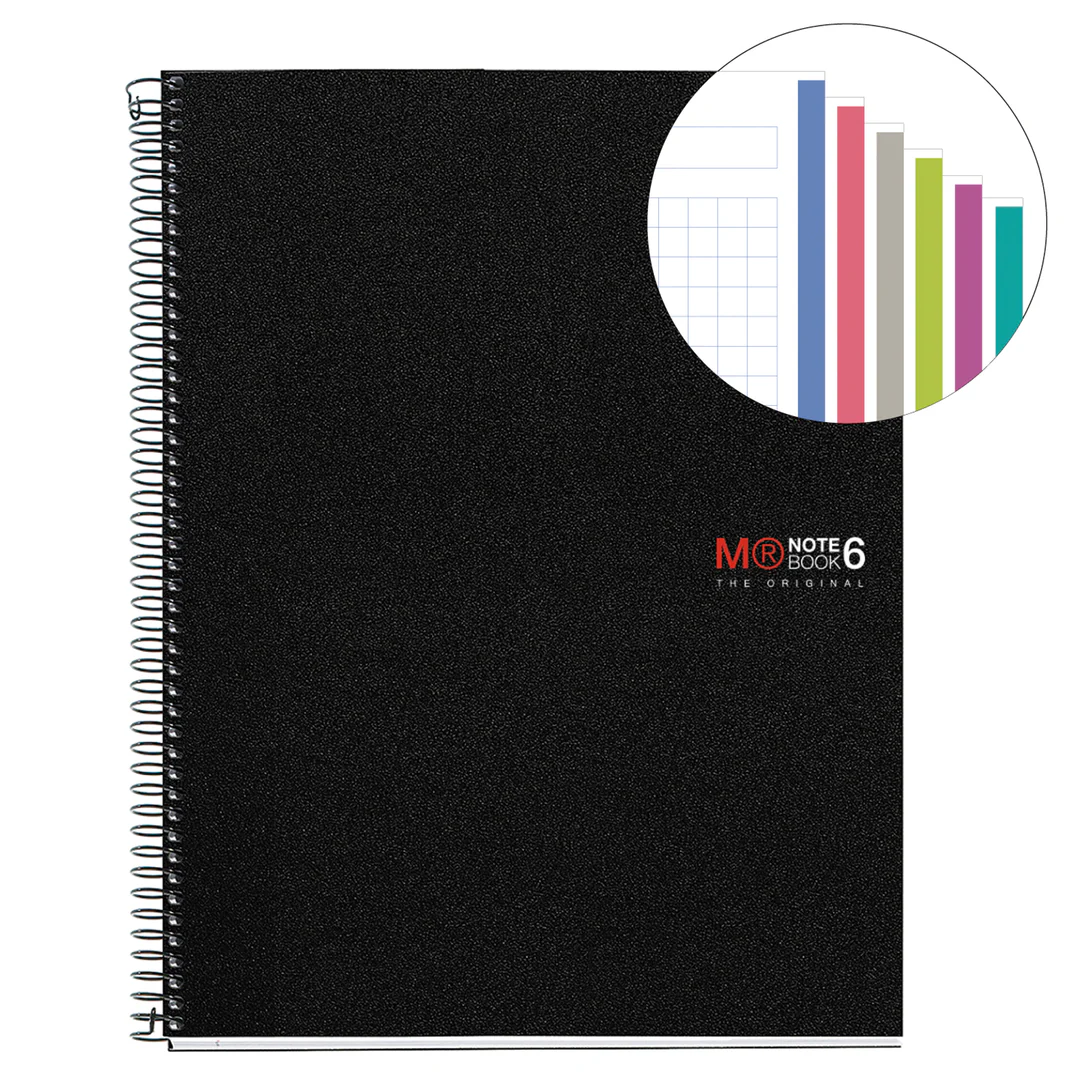 Product image 1 of 1 for SPIRAL 6 SUBJECT M.RIUS BLACK