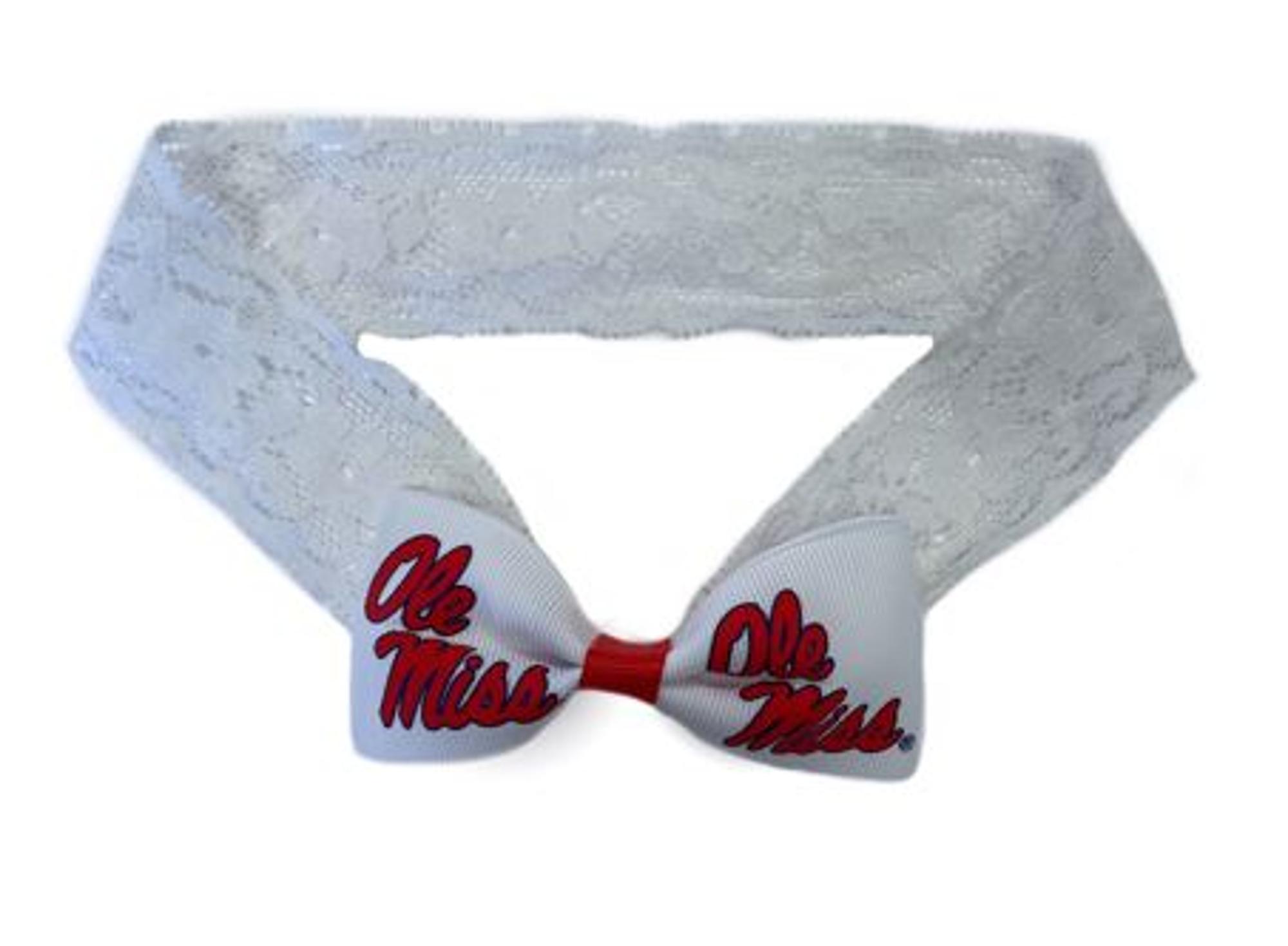 image of: Ole Miss Infant Bow Headband