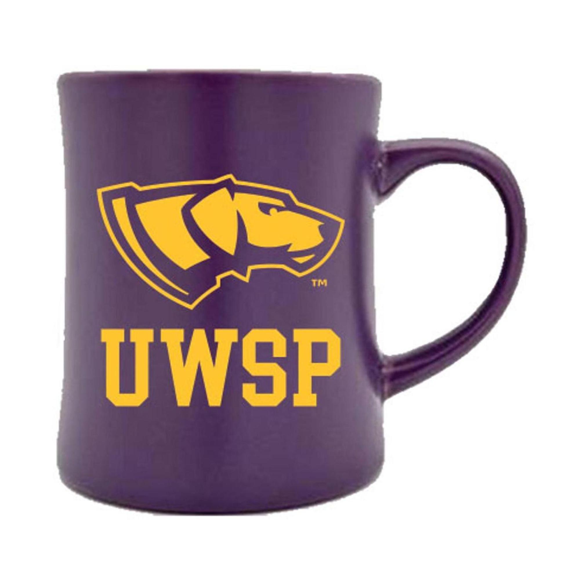 Product image 1 of 1 for UWSP 16oz Mo'Joe Diner Ceramic Mug, Purple