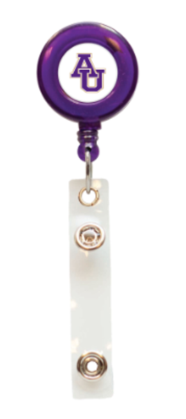 AU RETRACTABLE REEL BADGE HOLDER; $5.99