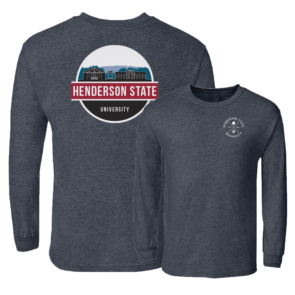 image of: Henderson State University Scenic Circle Long Sleeve T-Shirt