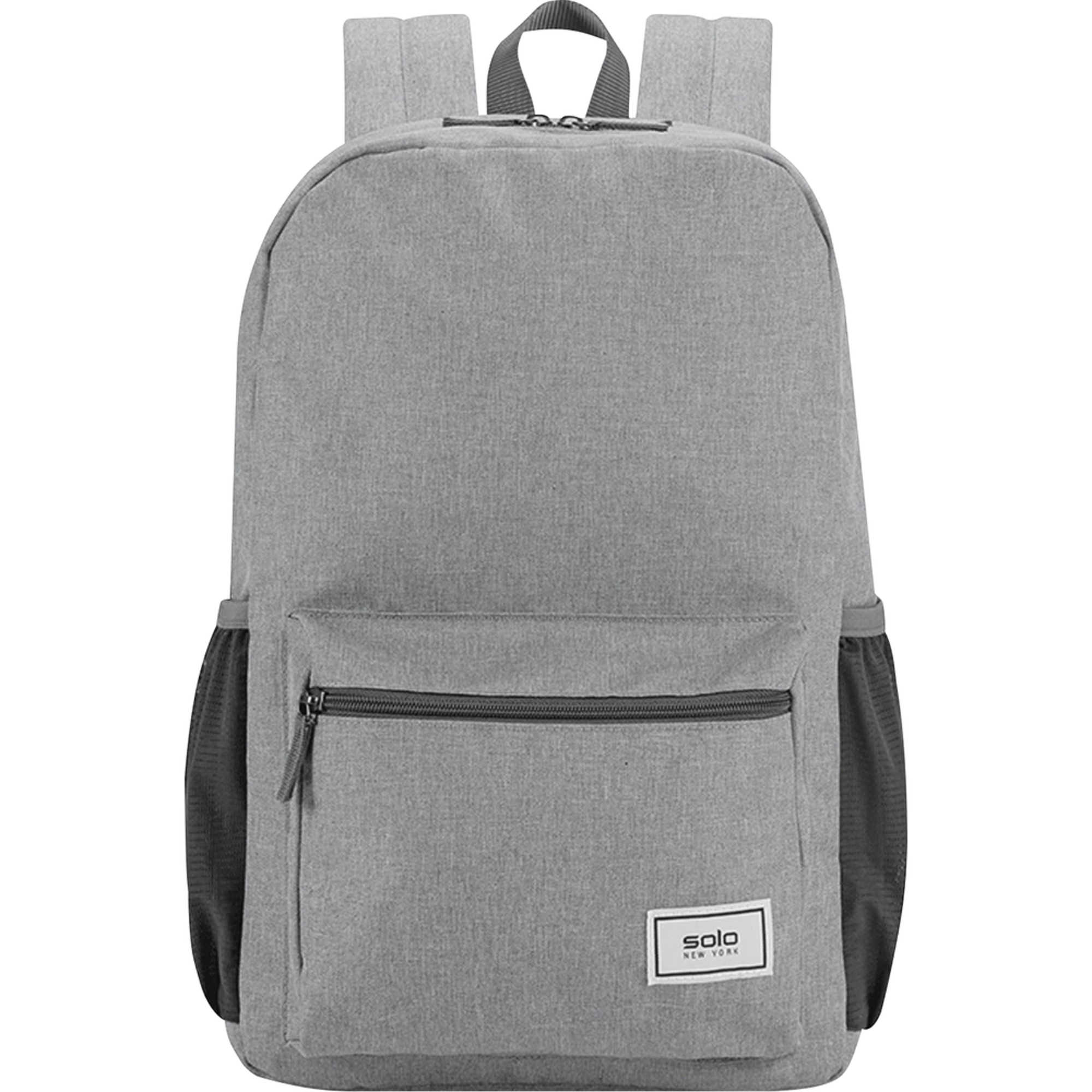 image of: Solo New York Resolve 15.6in Recycled Backpack, Light Grey