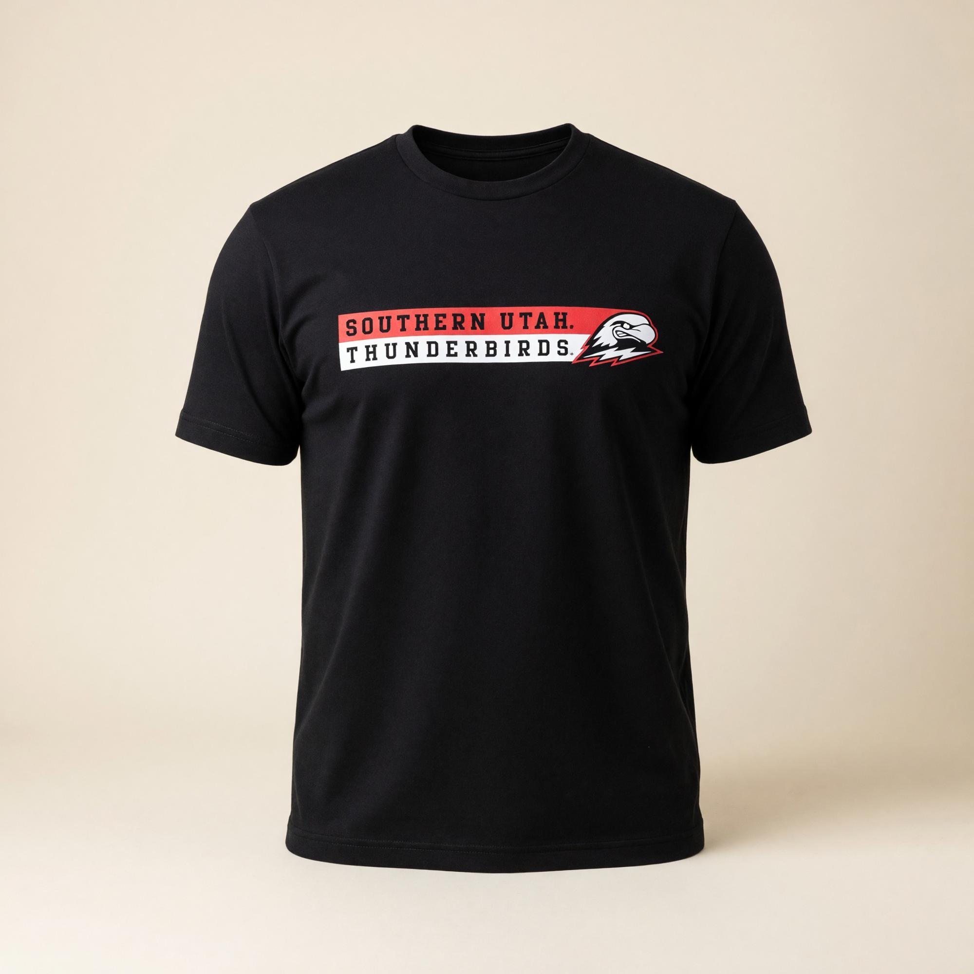 Product image 1 of 2 for CI SPORT BLACK S/S  TEE THUNDERBIRDS TAPE