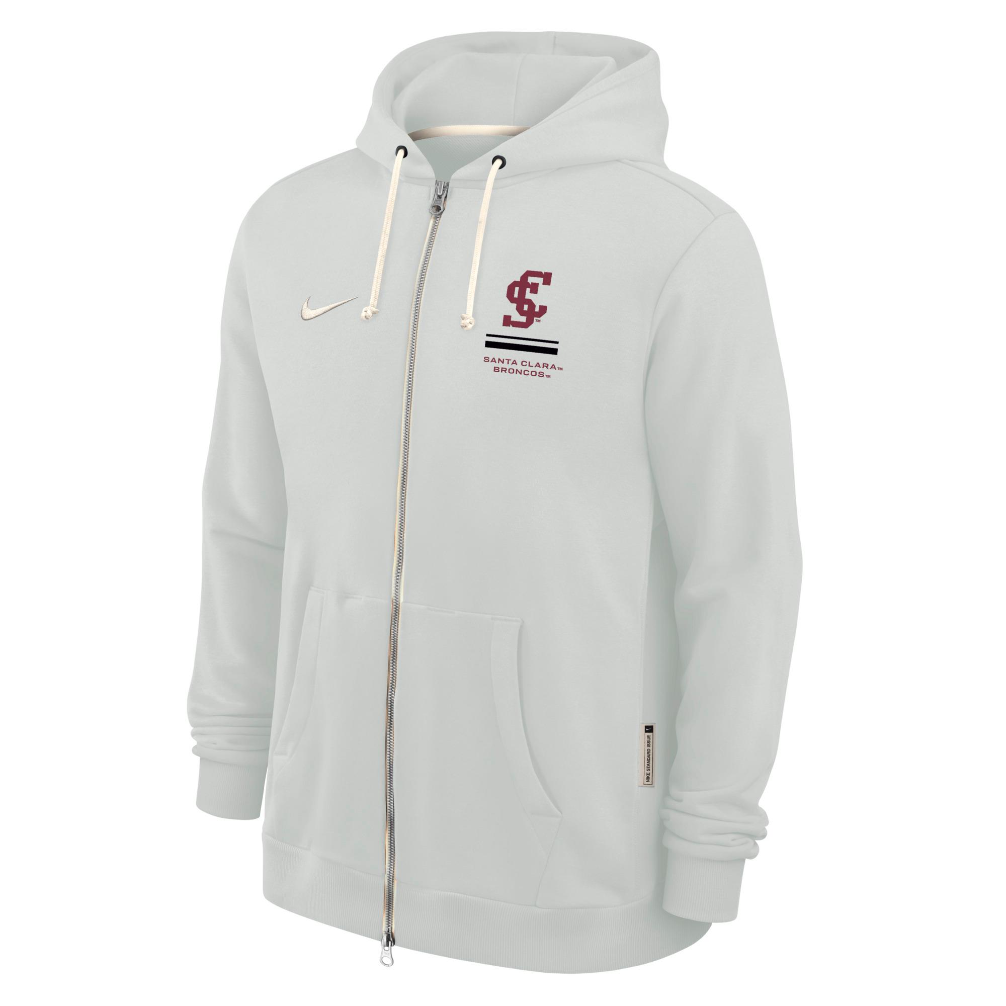 Product image 1 of 1 for Santa Clara Broncos Nike Dri-FIT Sideline Full-Zip Hoodie, Photon Dust
