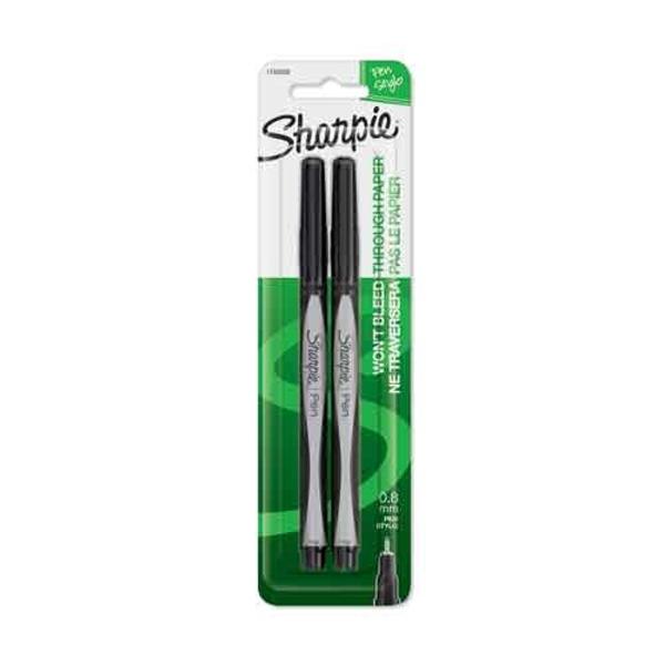 SHARPIE FINE POINT 2 PACK BLACK; $6.49