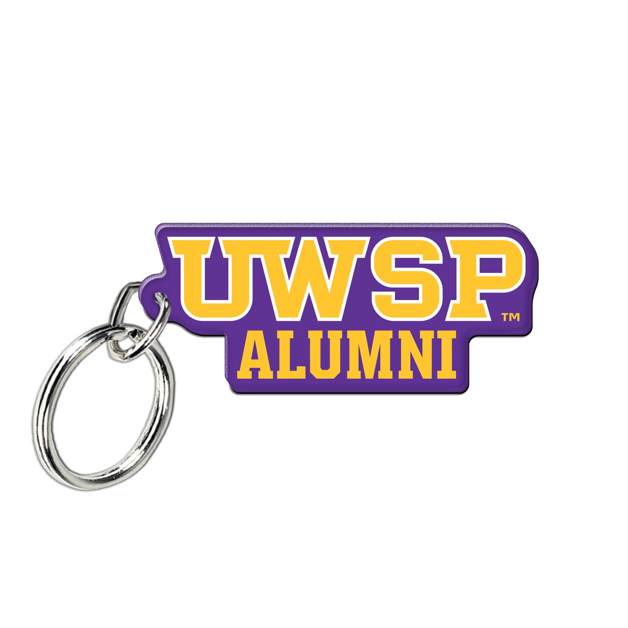 Product image 1 of 1 for UWSP Pointers Alumni Acrylic Key Ring