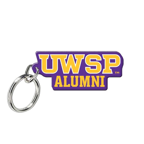 UWSP Pointers Alumni Acrylic Key Ring; $11.98