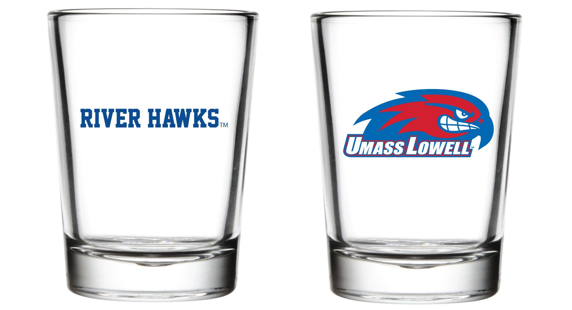 Product image 1 of 1 for 4oz RIVER HAWKS Shot Glass