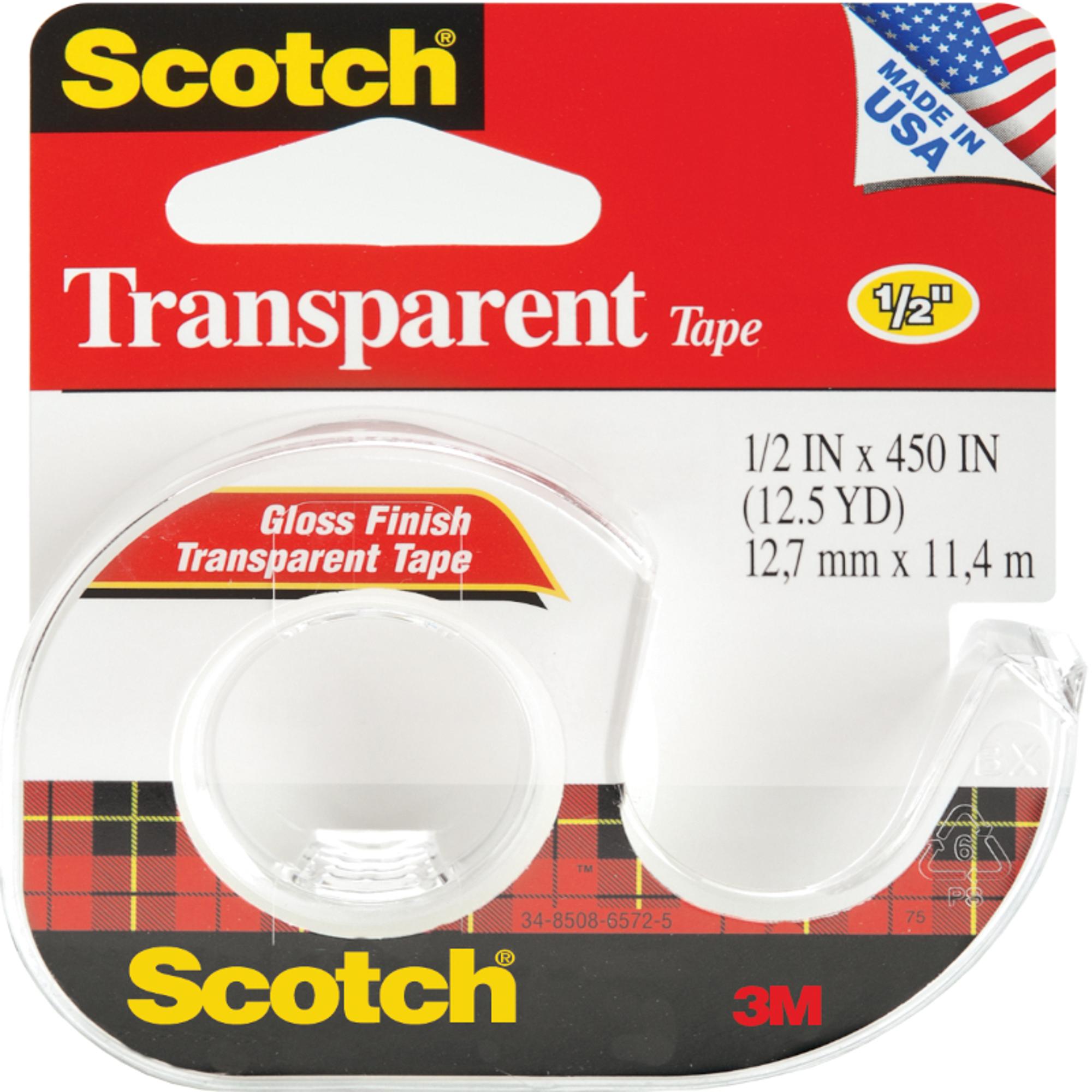 Product image 1 of 1 for Tape 1/2"X450 Transparent