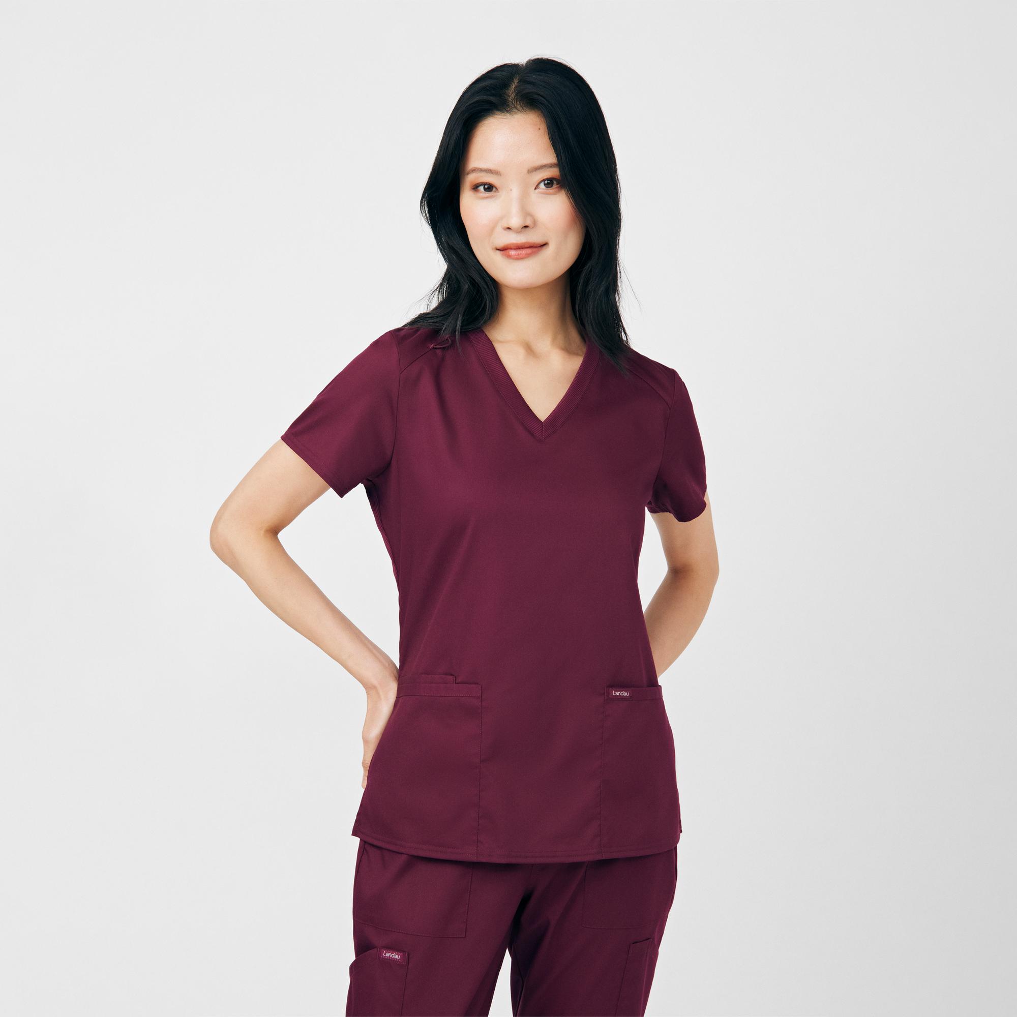 Variant 5 of 5 for Womens ProFlex 3-Pocket V-Neck Scrub Top