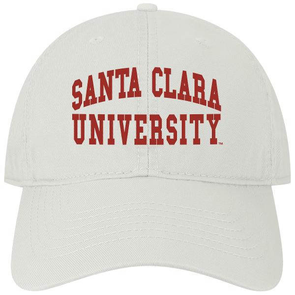 Santa Clara University Relaxed Twill Hat, White; $28.98