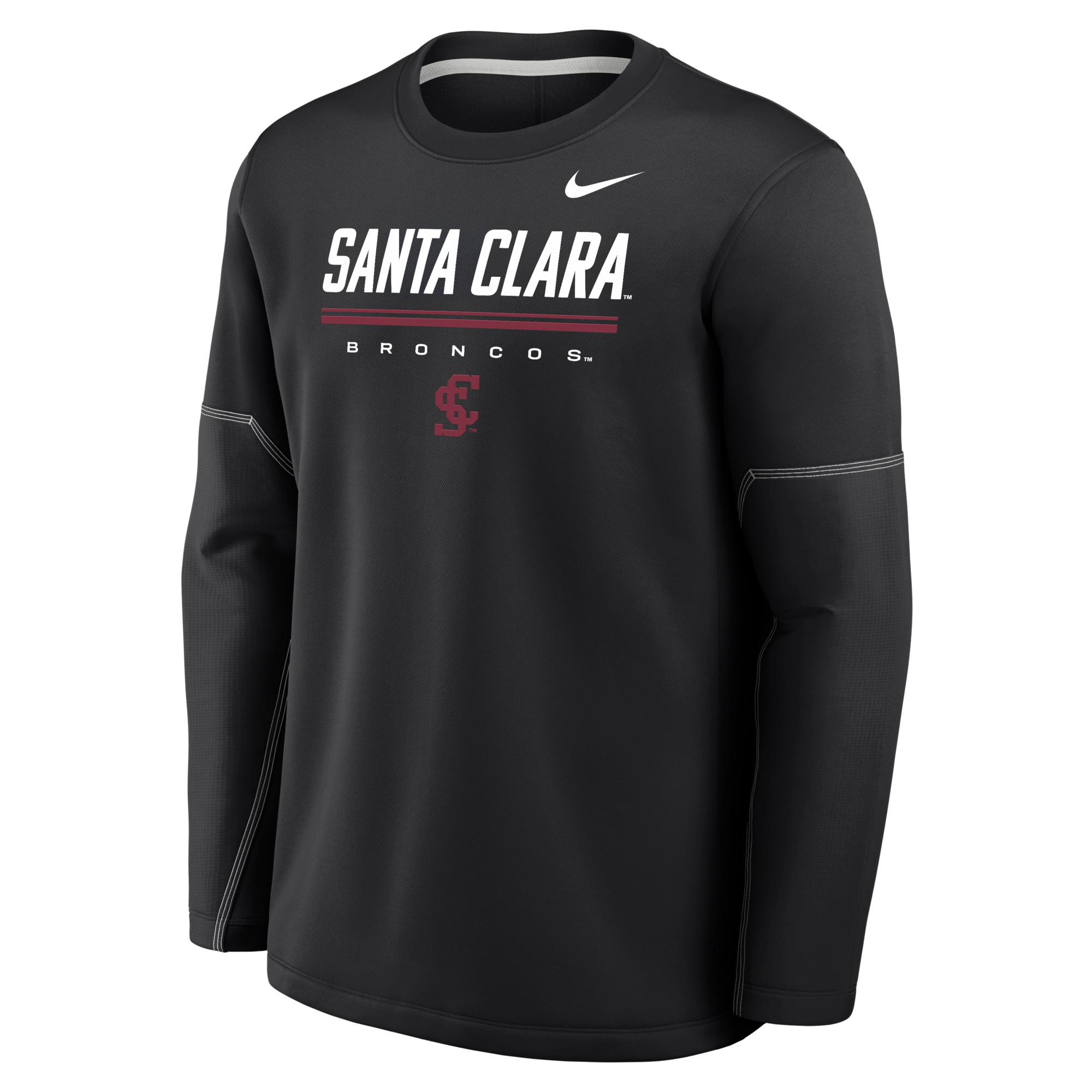Product image 1 of 1 for Santa Clara Broncos Nike Coach Long Sleeve Crew, Black