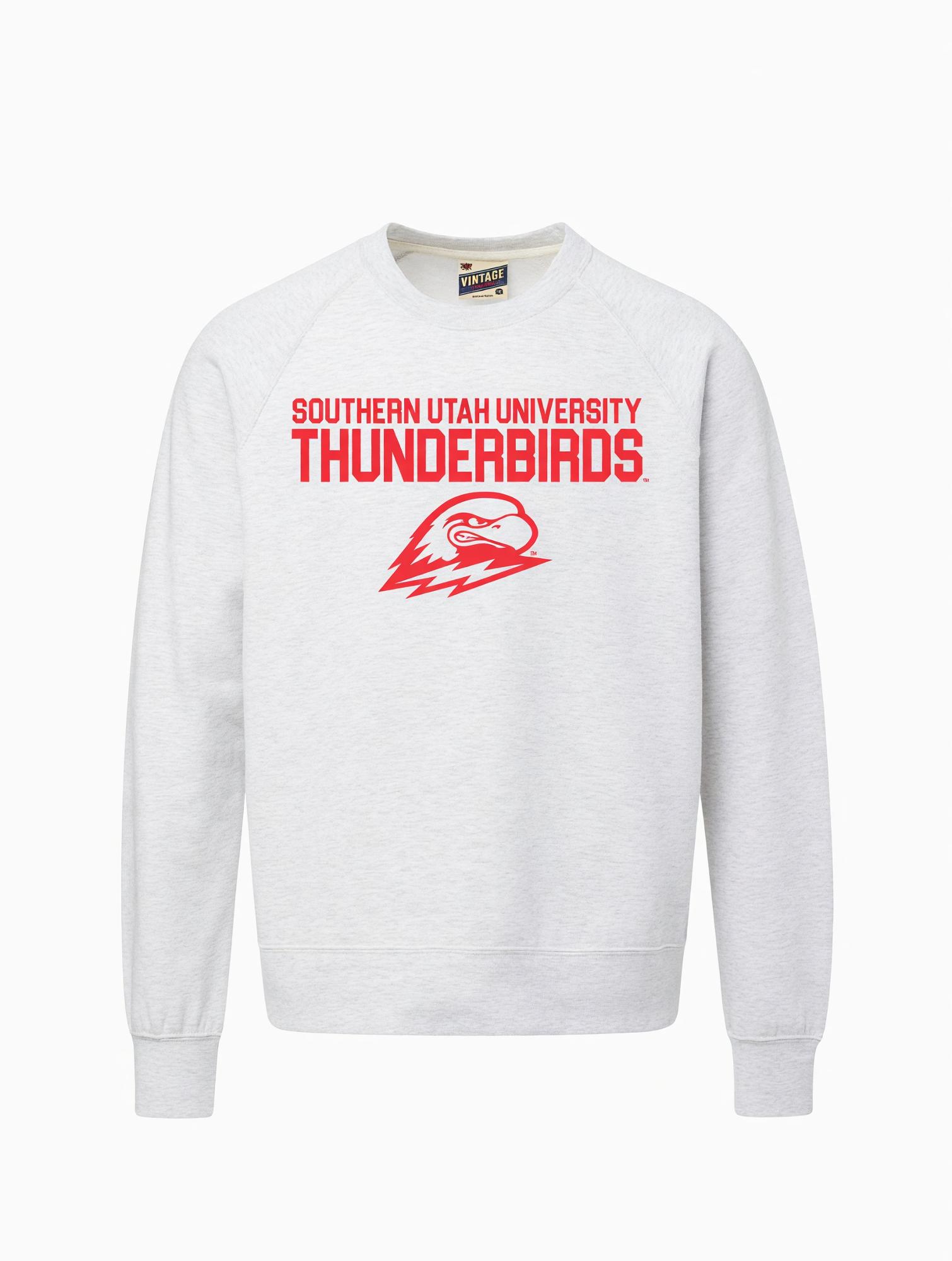 Product image 1 of 1 for MV Sport Southern Utah University Thunderbirds Vintage Fleece Crew