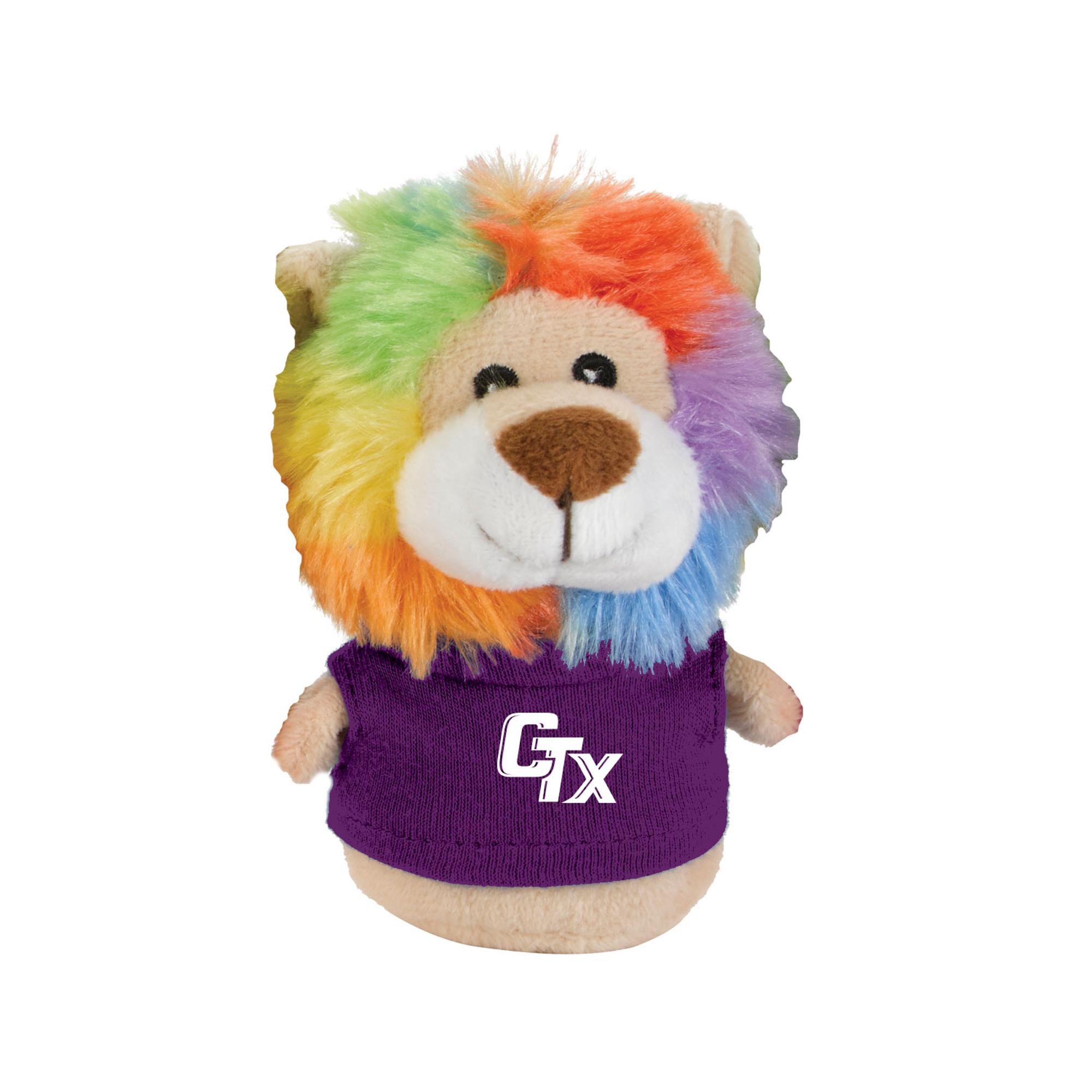 image of: CTX Shorties Plush Rainbow Lion