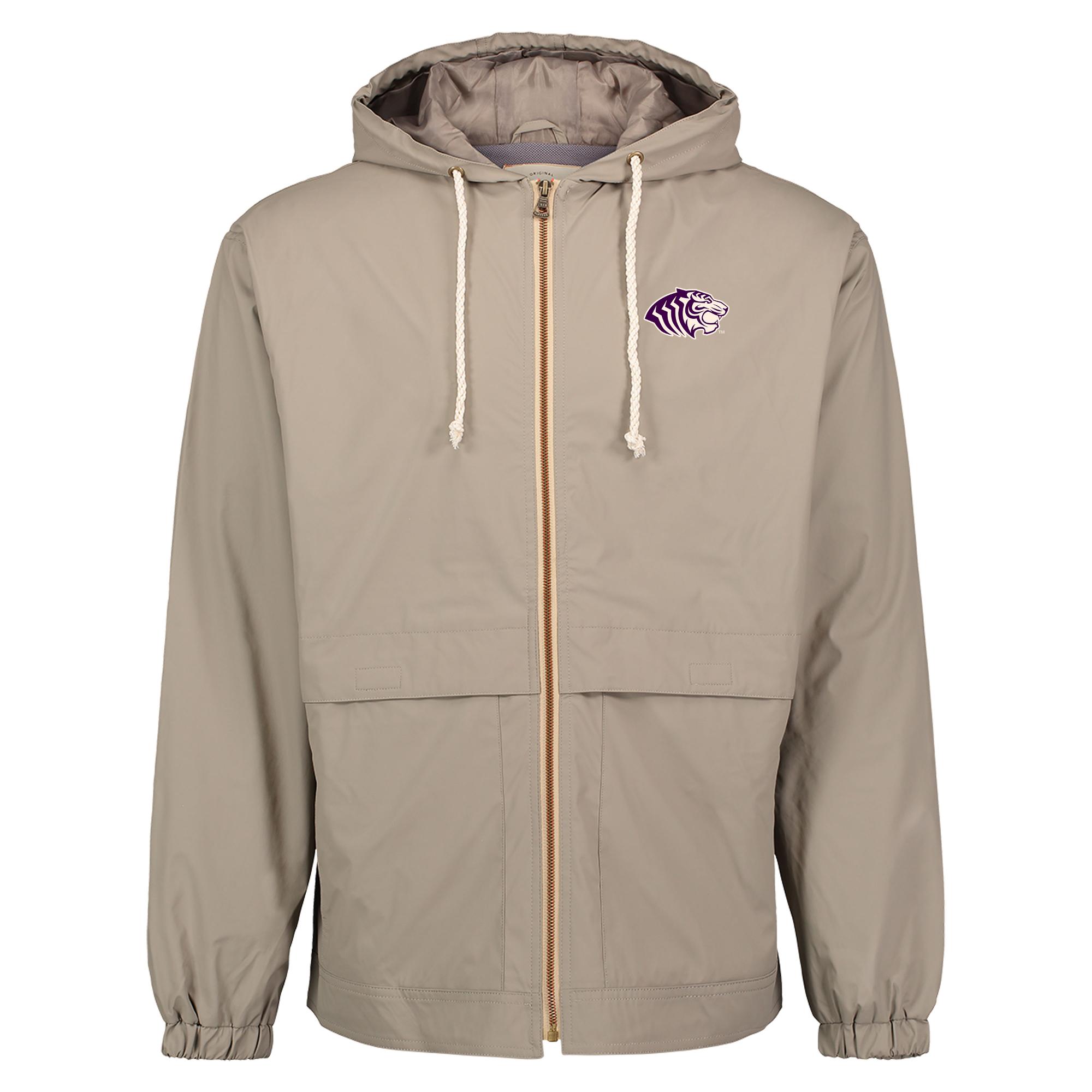 image of: Ouachita Tigers Vintage Hooded Rain Jacket