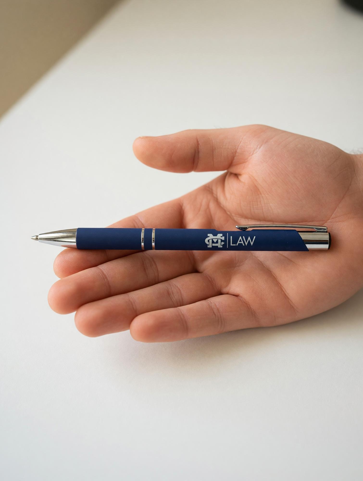 Product image 1 of 3 for MC LAW PEN BULK CHIC SOFT GRIP BLUE