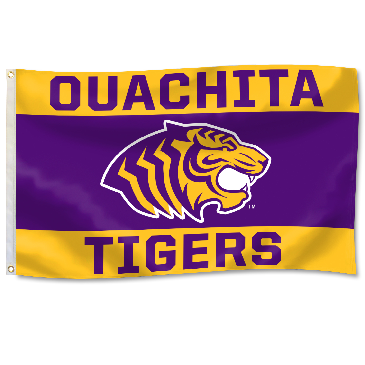 image of: Ouachita Tigers 3'X5' Durawave Flag