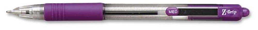 image of: Zebra Z Grip Pen Purple