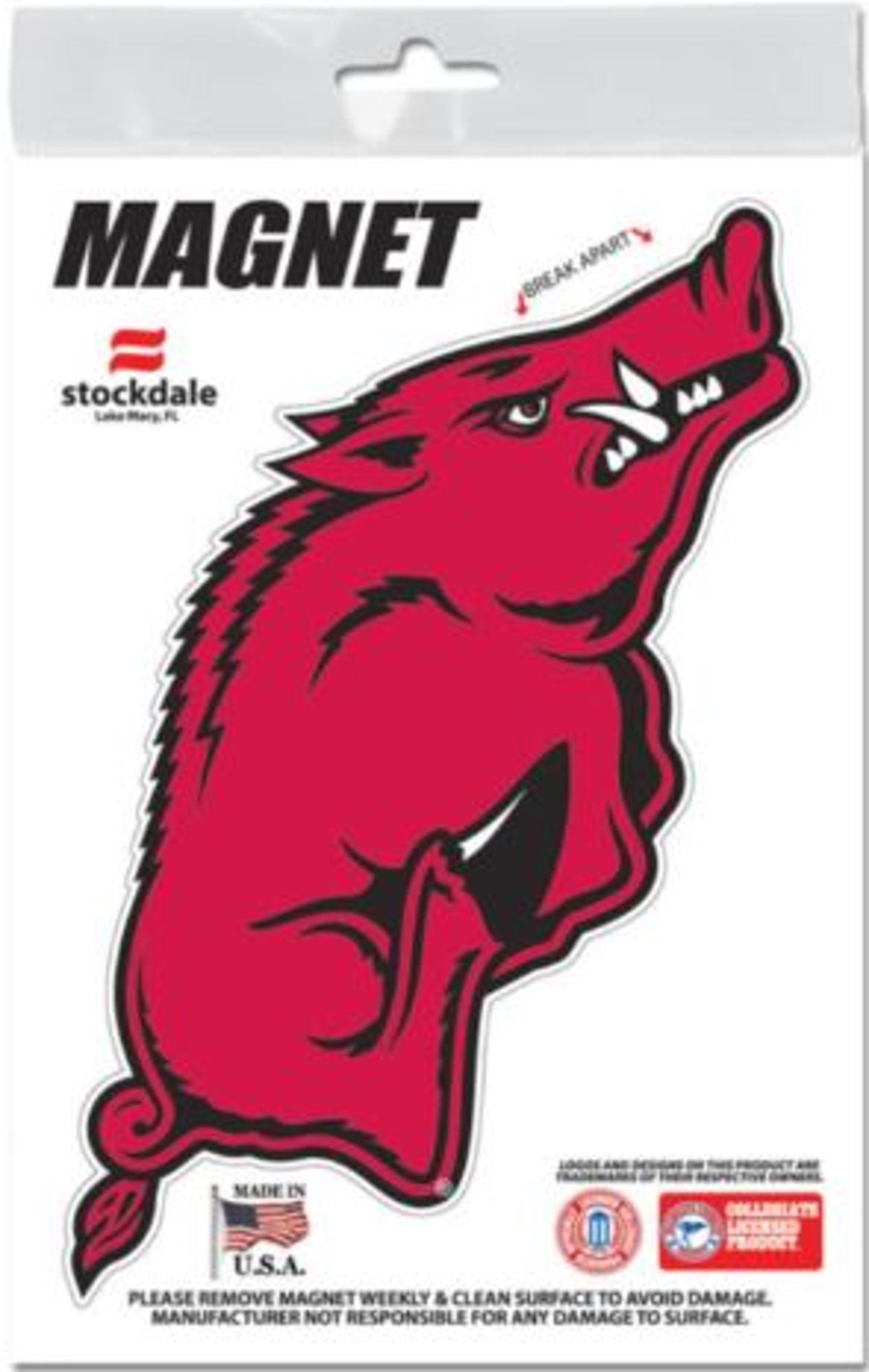 image of: Arkansas Razorbacks Running Hog Indoor / Outdoor Magnet